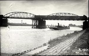 Bild des Verkufers fr Ansichtskarte / Postkarte Brasilien unbekannt, Brcke, Dampfer zum Verkauf von akpool GmbH