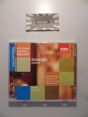 Bild des Verkufers fr Wolfgang Amadeus Mozart: Idomeneo (Auszge)[1 Audio CD]. Sena Jurinac, Richard Lewis, Alesander Young, Dorothy McNeill. zum Verkauf von Druckwaren Antiquariat