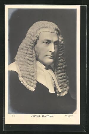 Ansichtskarte Justice Grantham, Justiziar in Amtstracht