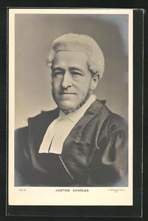 Ansichtskarte Justice Charles, Justiziar in Amtstracht