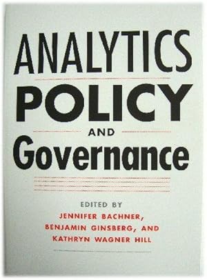 Imagen del vendedor de Analytics, Policy, and Governance a la venta por PsychoBabel & Skoob Books