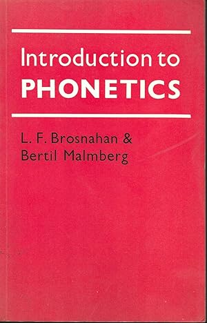 Image du vendeur pour Introduction to Phonetics mis en vente par Books and Bobs