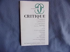 Critique n° 463