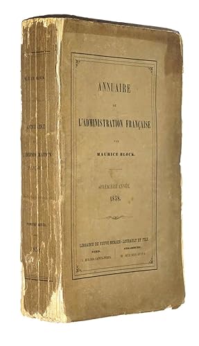 BLOCK Maurice. Annuaire de l'administration Française - 1858