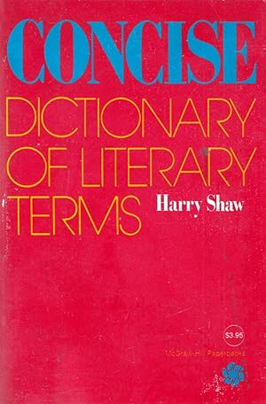 Seller image for Concise Dictionary of Literary Terms for sale by Kayleighbug Books, IOBA