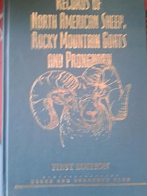 Image du vendeur pour Records of North American Sheep, Rocky Mountain Goats & Pronghorn mis en vente par hcmBOOKS