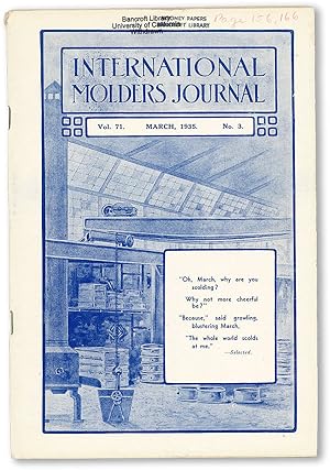 International Molders Journal. Vol. 71, no.3 (March 1935)