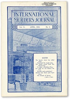 International Molders Journal. Vol. 71, no.4 (April 1935)