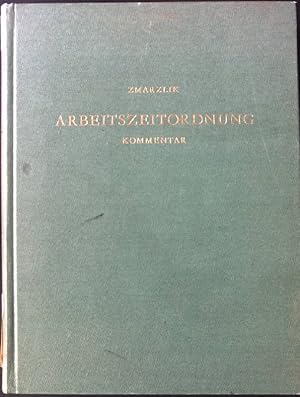 Seller image for Arbeitszeitordnung. for sale by books4less (Versandantiquariat Petra Gros GmbH & Co. KG)