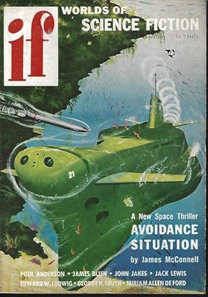 Imagen del vendedor de IF Worlds of Science Fiction: February, Feb. 1956 a la venta por Books from the Crypt