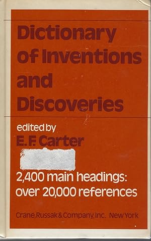 Seller image for Dictionary of inventions and discoveries for sale by The Eclectic Eccentric