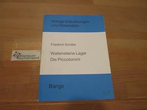 Bild des Verkufers fr Erluterungen zu Friedrich Schiller, Wallensteins Lager, Die Piccolomini. von Edgar Neis. [Hrsg. von Klaus Bahners .] / Knigs Erluterungen und Materialien ; Bd. 3/3a zum Verkauf von Antiquariat im Kaiserviertel | Wimbauer Buchversand