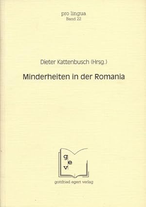 Bild des Verkufers fr Minderheiten in der Romania. (=Pro lingua ; Bd. 22). zum Verkauf von Antiquariat Thomas Haker GmbH & Co. KG