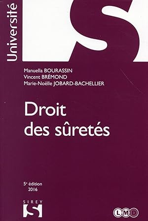 Seller image for droit des surets (5e dition) for sale by Chapitre.com : livres et presse ancienne