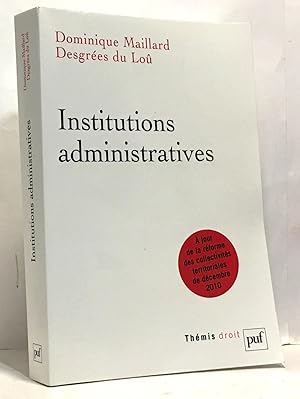 Institutions administratives