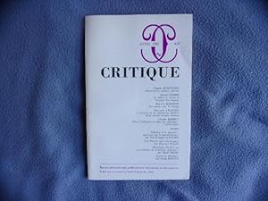 Critique n° 419