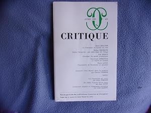 Critique n° 431