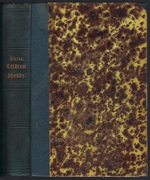 Bild des Verkufers fr Tristram Shandy's Leben und Meinungen. Aus dem Englischen bersetzt von F. A. Gelbcke. Zwei Teile in einem Band zum Verkauf von Antiquariat Stange