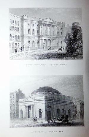 LONDON INSTITUTION, Finsbury Circus and ALBION CHAPEL, London Wall