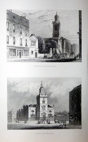 Imagen del vendedor de ST. BOTOLPHS, Bishopsgate and ST. MARY Whitechapel a la venta por Portman Rare Books