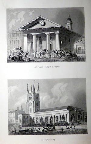 Imagen del vendedor de ST. PAUL'S, Covent Garden and ST. SEPULCHRE a la venta por Portman Rare Books