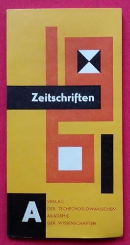 Verkaufs-, Werbebroschüre - Zeitschriften des Verlag der Tschecheslowakischen Akademie der Wissen...