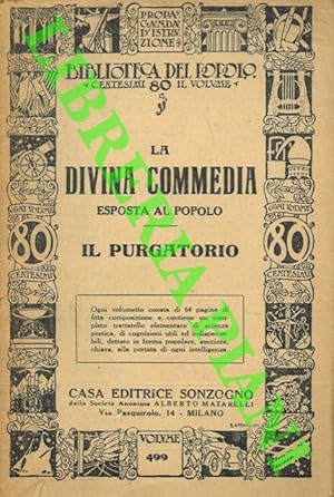 La Divina Commedia esposta al popolo. Il Purgatorio.