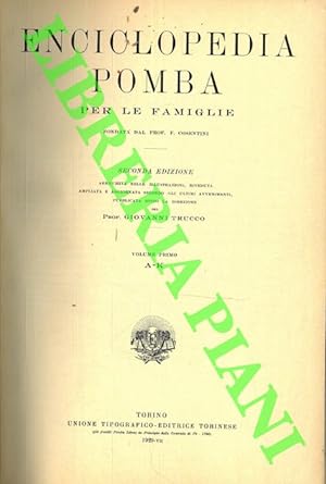 Enciclopedia Pomba per le famiglie.