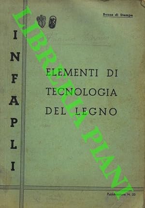 Elementi di tecnologia del legno.