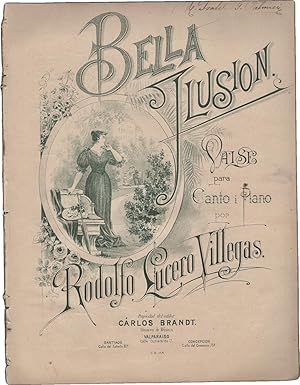 Bella ilusion. Valse para Canto i Piano