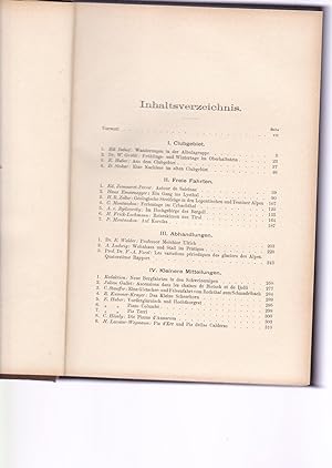 Bild des Verkufers fr Jahrbuch des Schweizer Alpenvereins. HIER: Neunundzwanzigster (29.) Jahrgang 1893 - 1894, zum Verkauf von Antiquariat Kastanienhof