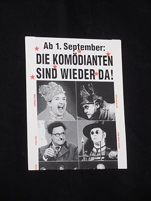 Image du vendeur pour Ab 1. September 1996: Die Komdianten sind wieder da! Viel Spass fr die Saison 1996/97. Burgtheater Wien [Werbefaltblatt] mis en vente par Fast alles Theater! Antiquariat fr die darstellenden Knste