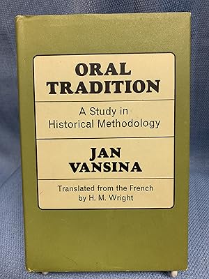 Immagine del venditore per Oral Tradition. a Study in Historical Methodology venduto da Bryn Mawr Bookstore