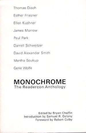 Imagen del vendedor de Monochrome: The Readercon Anthology a la venta por Ziesings