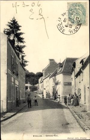 Ansichtskarte / Postkarte Soisy sous Etiolles Essonne, Grande Rue