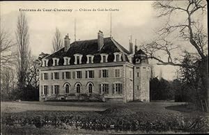 Bild des Verkufers fr Ansichtskarte / Postkarte Cour-Cheverny Loir-et-Cher, Chteau du Gu de la Guette zum Verkauf von akpool GmbH