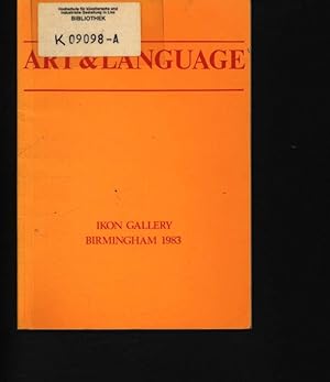 Seller image for Art & language Ikon Gallery, Birmingham 1983, May 7 to June 4 1983. for sale by Antiquariat Bookfarm