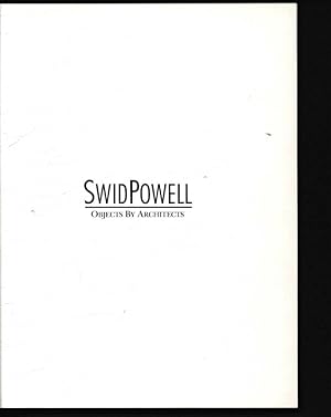 Seller image for SwidPowell : Objects by architects. for sale by Antiquariat Bookfarm