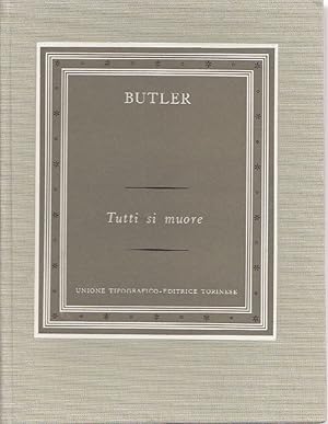 Seller image for Tutti si muore for sale by Studio Bibliografico Marini