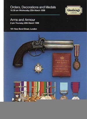 Glendinings1998 Orders, Decorations & Medals, Arms & Armour