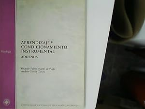 Bild des Verkufers fr Aprendizaje y condicionamiento instrumental. ADDENDA. zum Verkauf von Librera y Editorial Renacimiento, S.A.