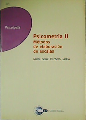Image du vendeur pour Psicometra II. Mtodos de elaboracin de escalas. mis en vente par Librera y Editorial Renacimiento, S.A.