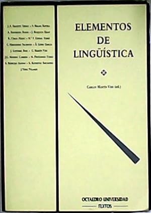 Immagine del venditore per Elementos de lingstica. venduto da Librera y Editorial Renacimiento, S.A.