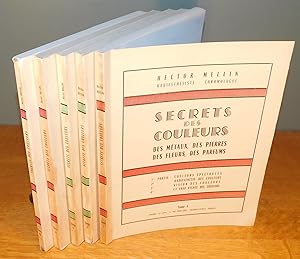 SECRETS DES COULEURS (5 volumes) ; Des matériaux, des pierres, des fleurs, des parfums (3 volumes...