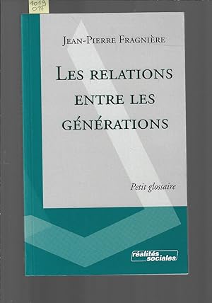 Les relations entre les générations : Petit glossaire