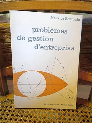 Seller image for Problmes de Gestion d'Entreprise. for sale by Antiquariat Ekkehard Schilling