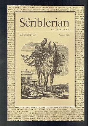 Seller image for The Scriblerian and the Kit-Cats. Vol XXXVII No 1 Autumn 2004 for sale by Sonnets And Symphonies