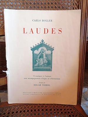 Bild des Verk�ufers f�r Laudes. 72 cantiques � l'unisson avec accompagnement d'orgue ou d'harmonium zum Verkauf von Antiquariat Ekkehard Schilling