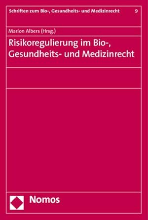 Immagine del venditore per Risikoregulierung im Bio-, Gesundheits- und Medizinrecht venduto da AHA-BUCH