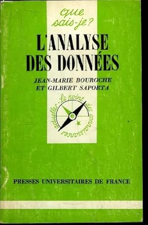 Image du vendeur pour Que sais-je? N 1854 L'analyse des donnes mis en vente par Le-Livre